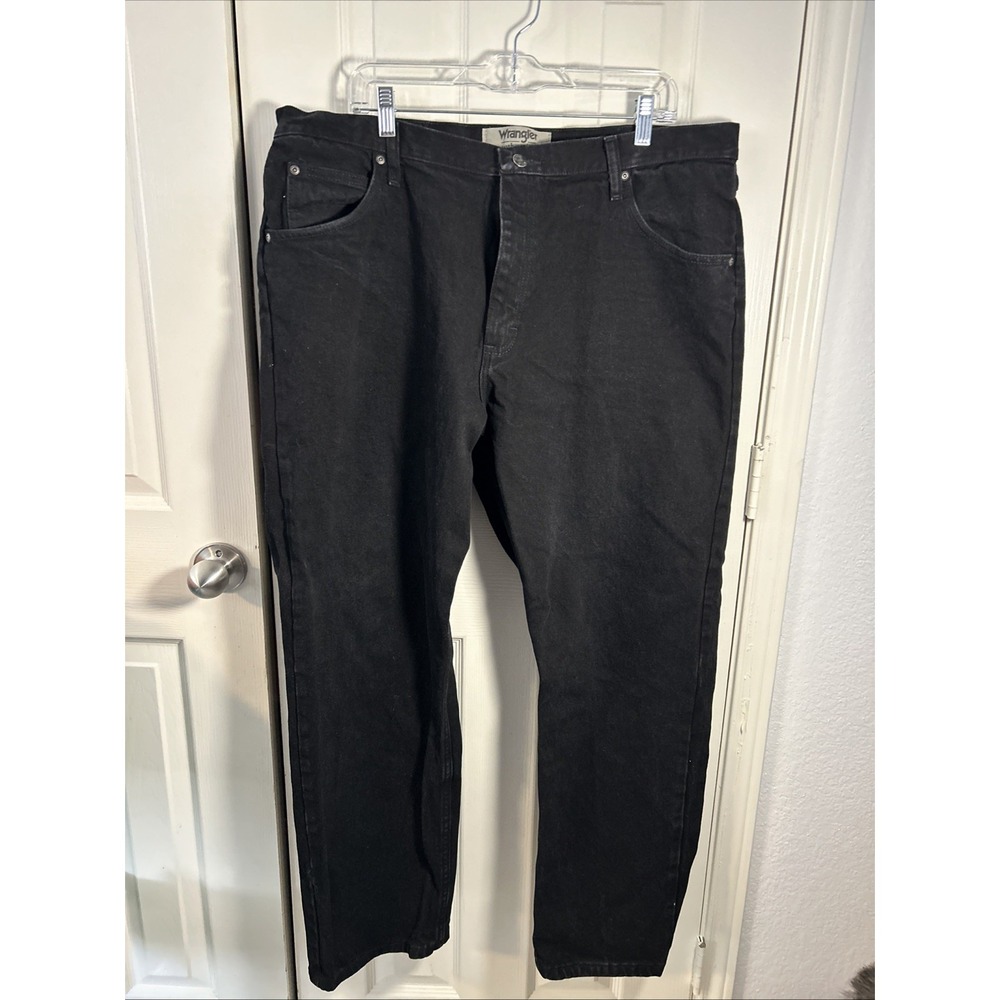Wrangler Authentics Men's 5-Pocket Relaxed Fit Cotton Jean | Black‎ | 40W x 30L